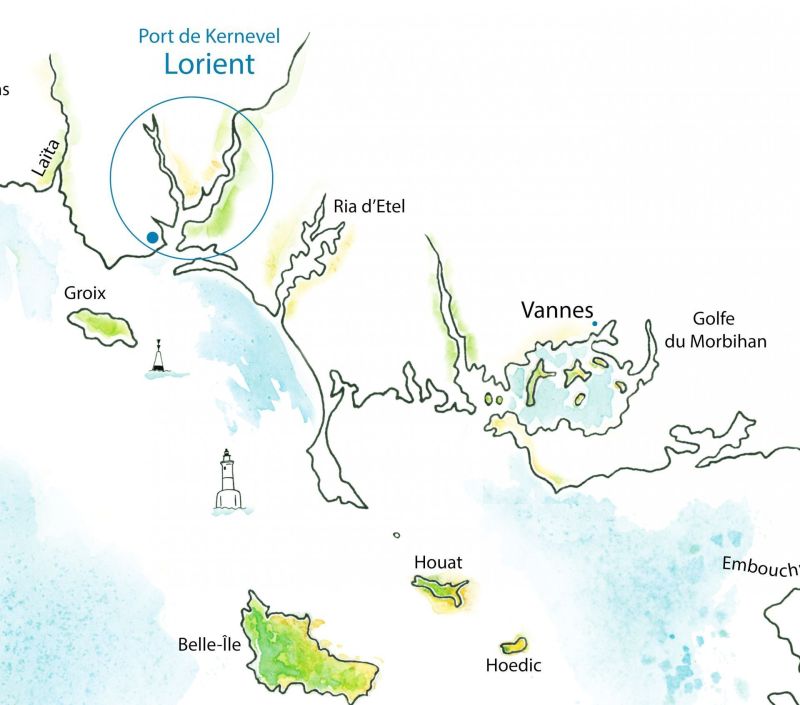 ILORIA Carte 2021 06 zoom iles houat hoedic