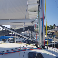 Gréement courant Inorope pour plus de performance sur ce RM en location chez Iloria Bretagne